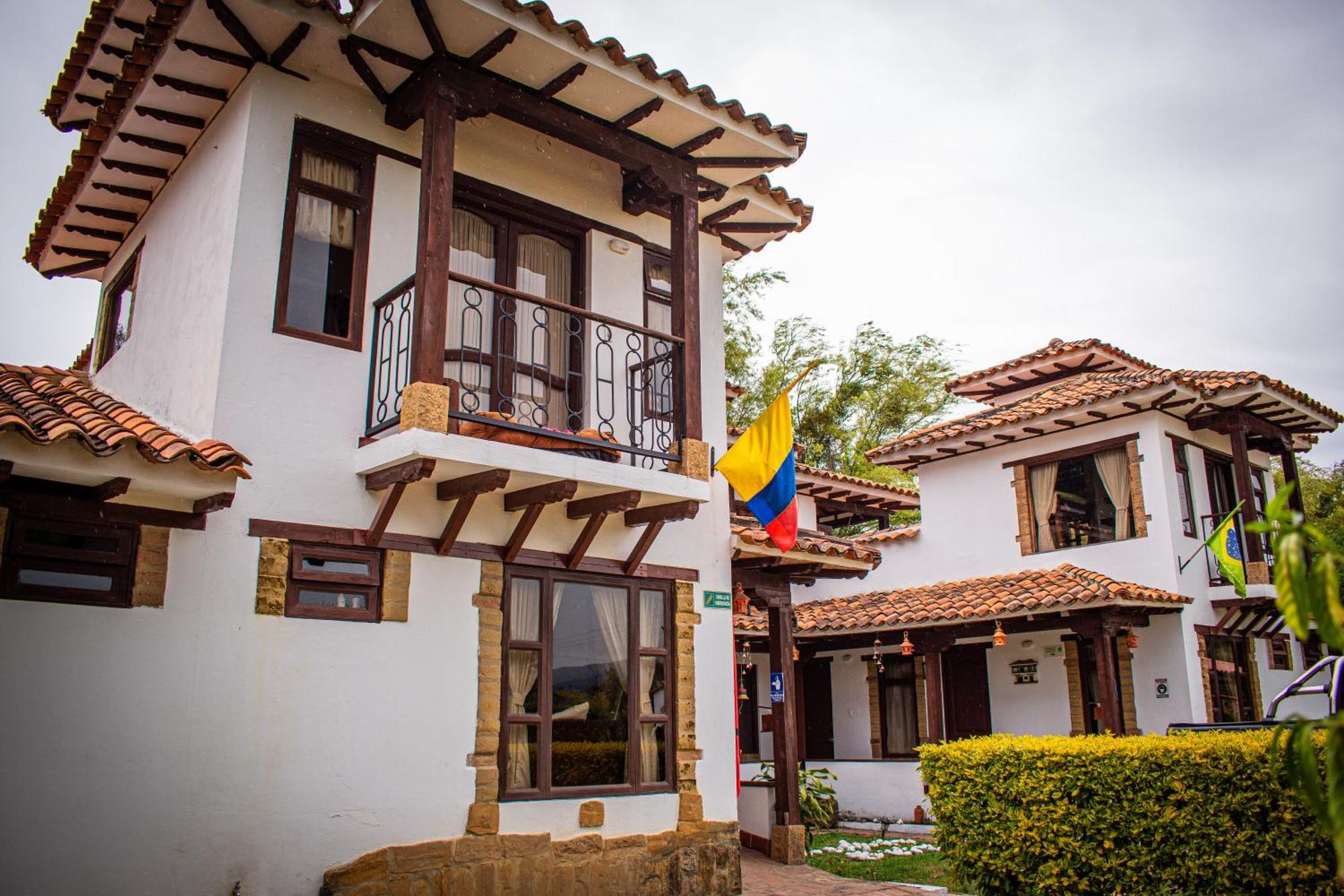 El Pozzo Hotel Campestre Виля Де Лейва Екстериор снимка